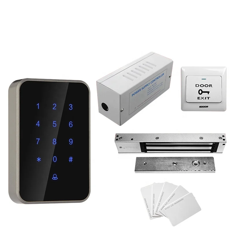 Smart Blue tooth Access Control Entrance APP With Key Remote Digital Lock for Sliding Glass Wooden Door