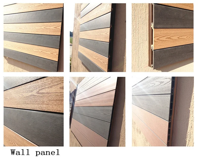 Коэкструдированная WPC Композитная облицовка стен для наружного применения