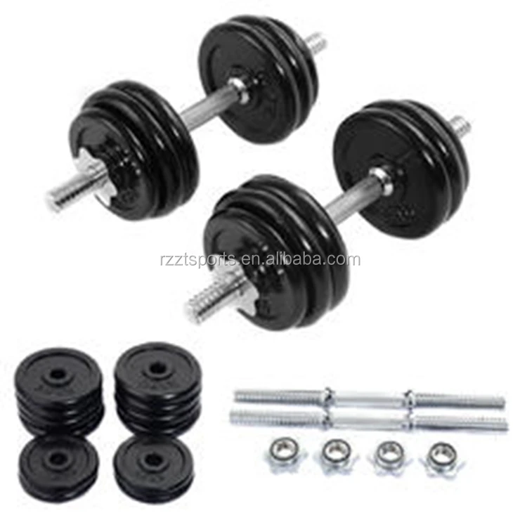 cast iron adjustable dumbbell set for body workout