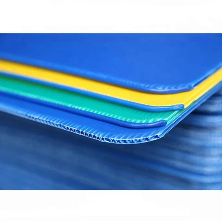 Quality guarantee recycled 12mm corrugated plastic  layer pads for cola or beer cartonplast