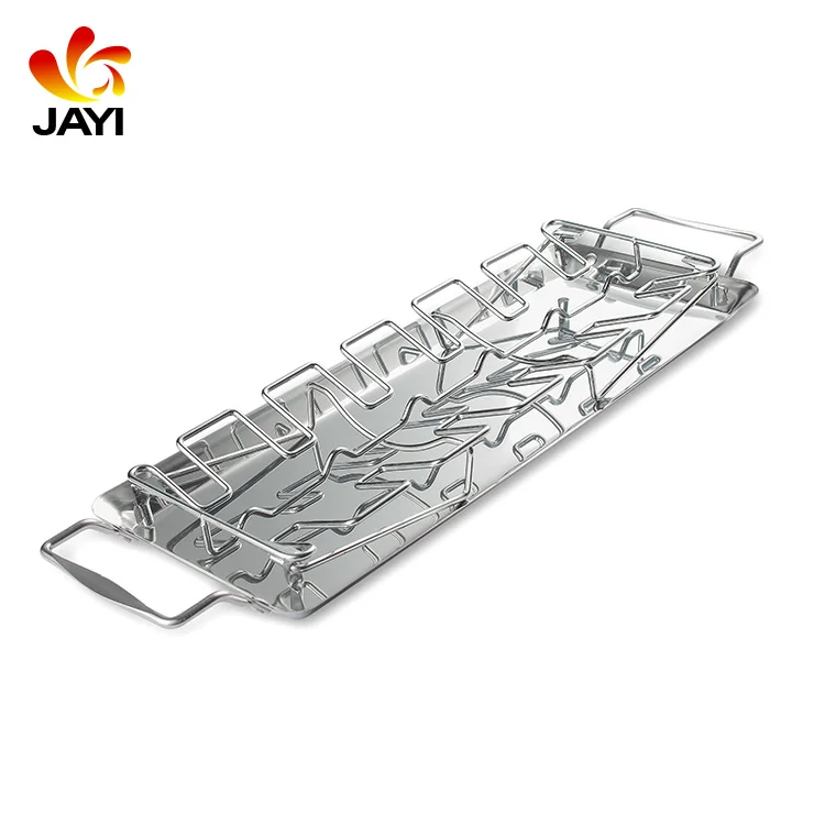 Factory prices chicken wing and leg roasting rack chicken wing leg grill rack wire chicken rack for cooking