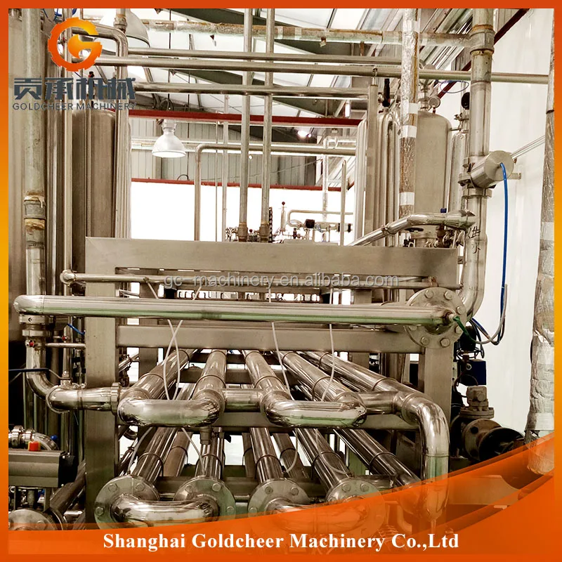 High quality jam fruit juice tube in tube sterilizer