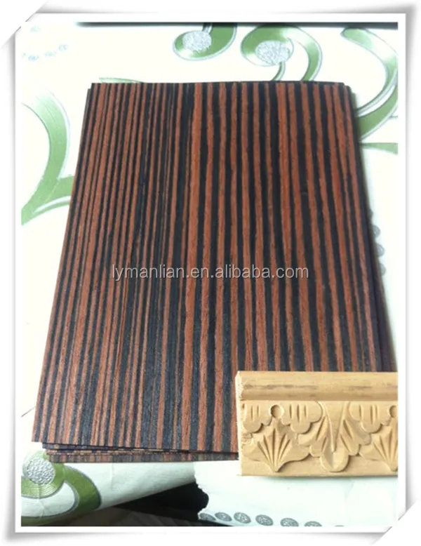 Черный эбеновый шпон/эбеновый шпон macassar/инженерный деревянный шпон для дверной облицовки