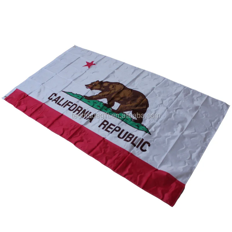 
Customized Printing 3X5Ft Polyester Flying California State Flag 