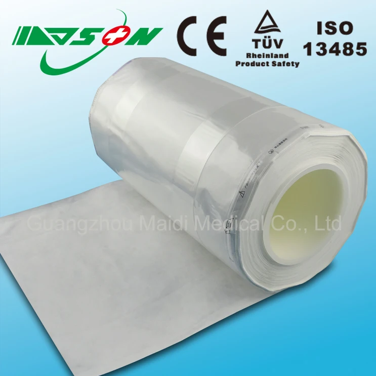 
Guangzhou Maidi dupont Tyvek sterilization gusseted pouch roll supplier 