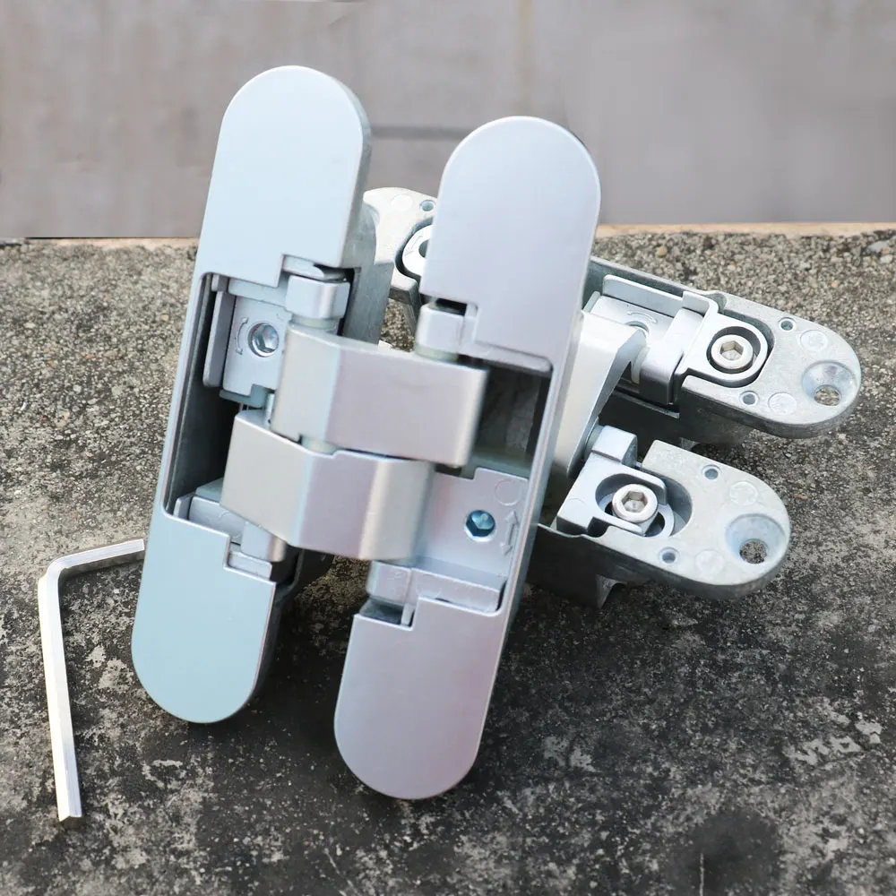 anselmi Zinc Alloy hinge 3D Adjustable Interior Door Hinges Concealed 110*24*26*25.5mm