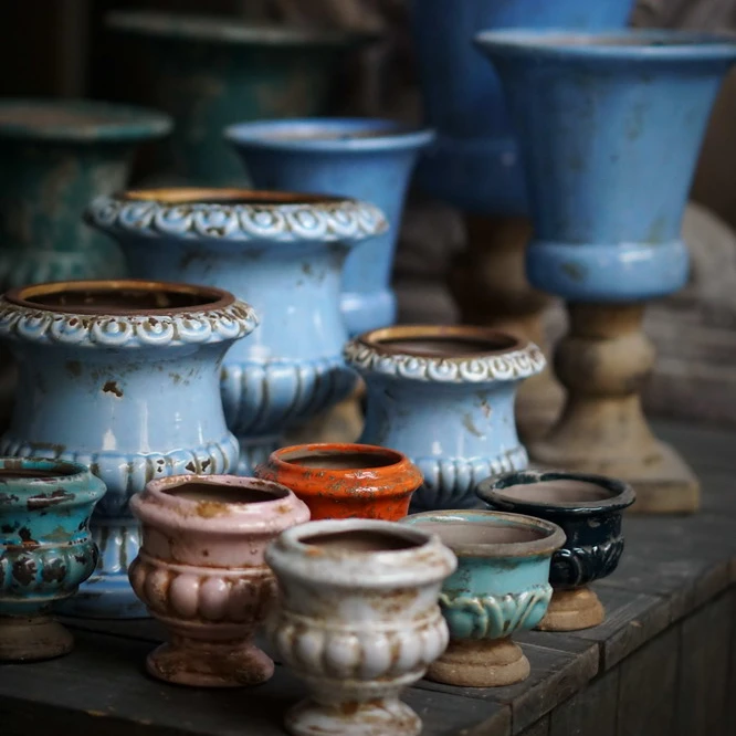 2019 Chaozhou Home Decorations Antique Urn Ceramic Pots For Plants