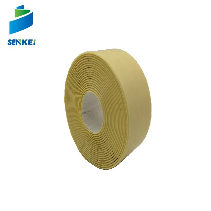 
Caulk strip one sided Self adhesive waterproof butyl rubber pe tape 