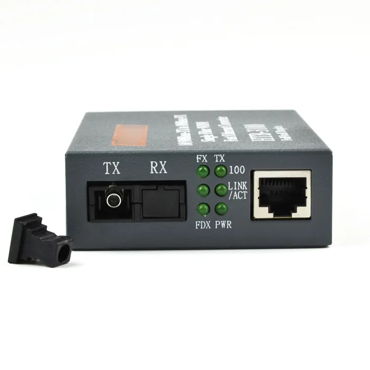10/100M 1310/1550nm Single Mode Single Fiber WDM Bidirectional 25km Fiber Optic Media Converter Price