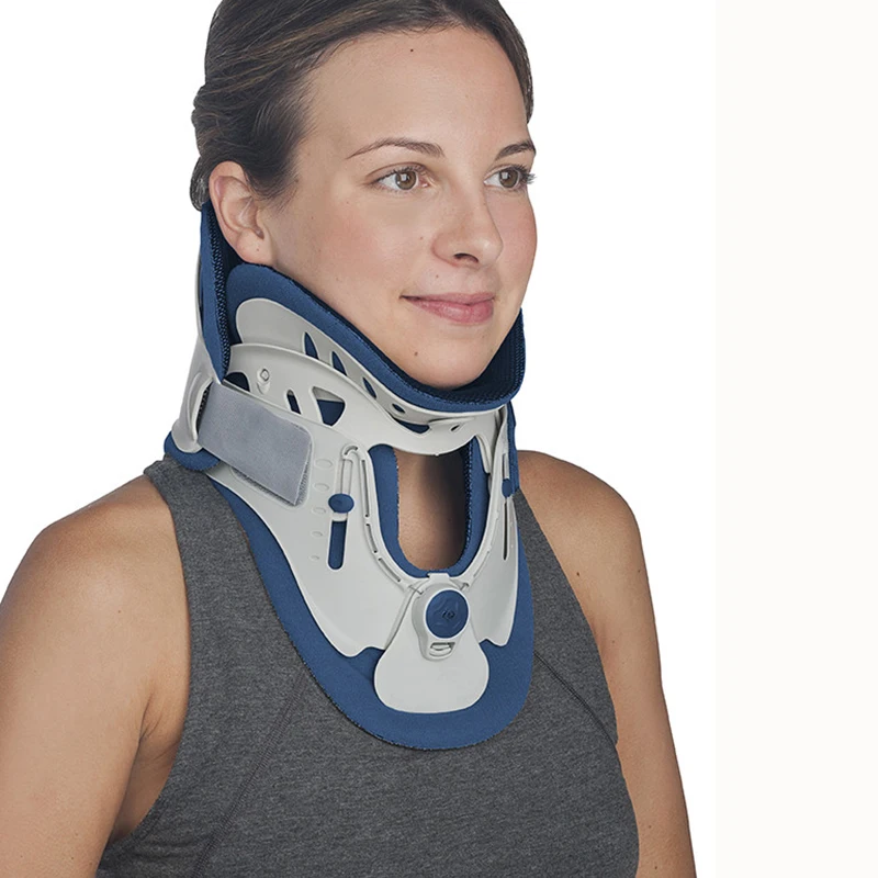 Регулируемая пластиковая шейки воротник шея фиксации тяги