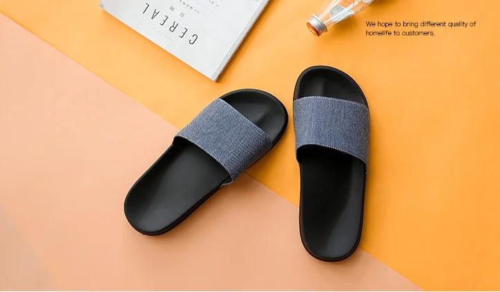 Stylish and beautiful bathroom slippers home EVA couples indoor slippers men and women