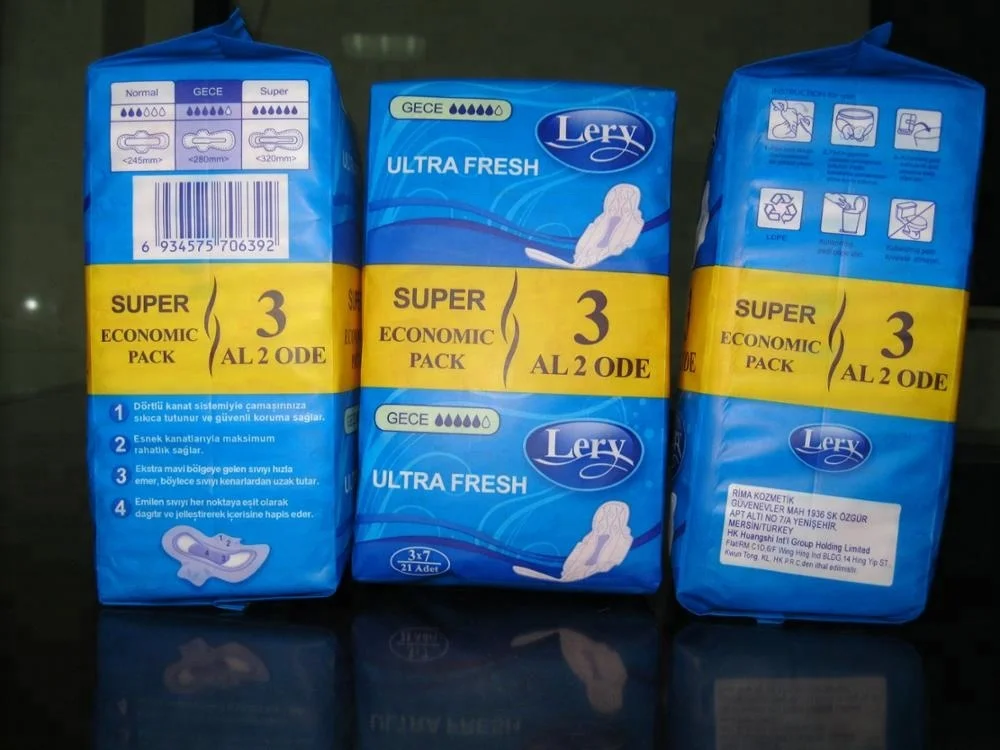 
Feminine pads maxi sanitary napkins for girls sanitary pads for women in Turkey 