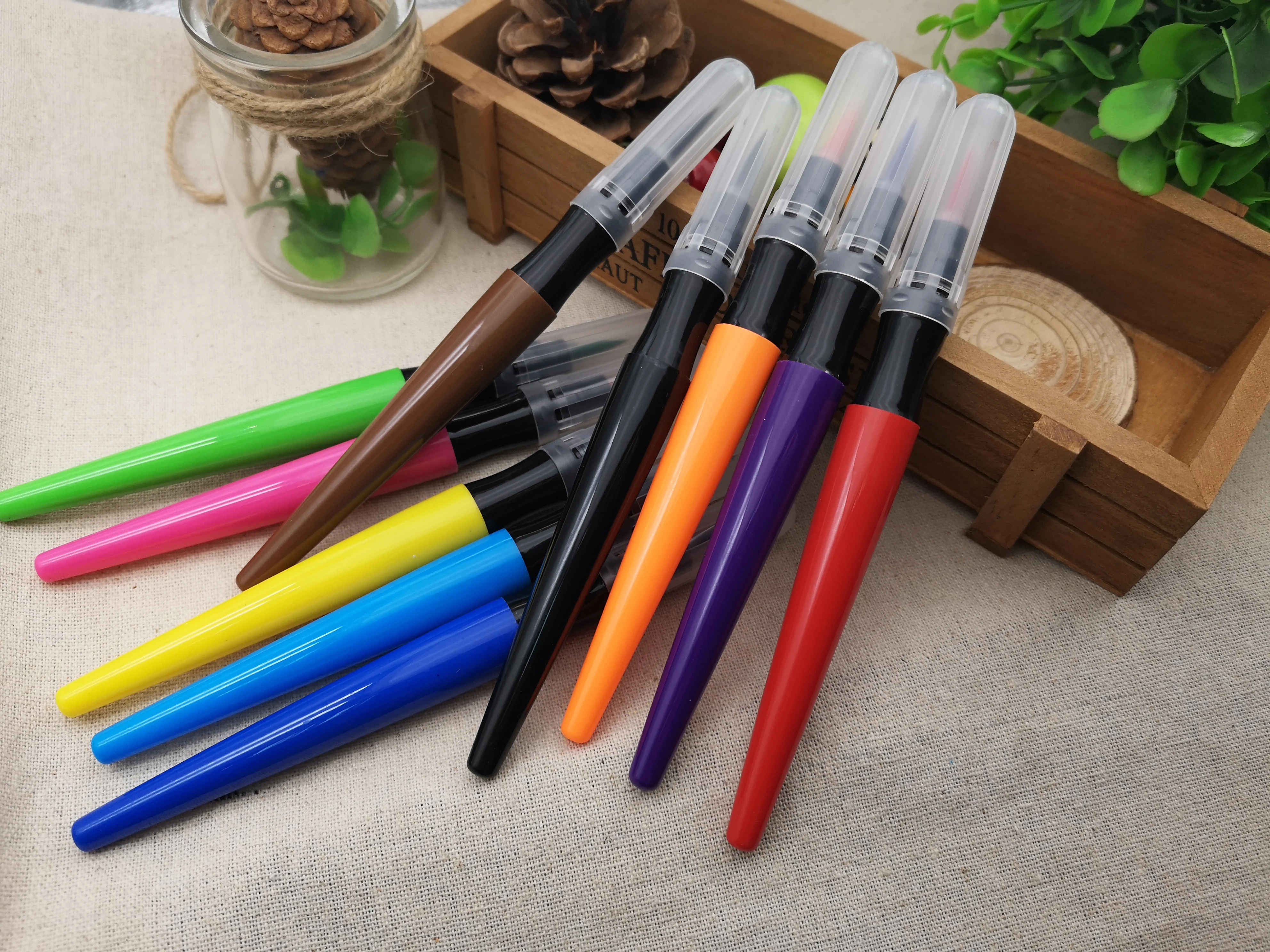 Hot Sale Watercolor Brush Pen Colorful Paint Marker Pen for Art