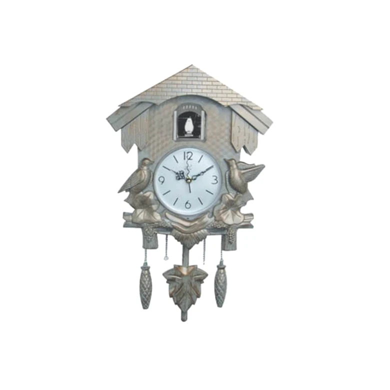 Simple Black color modern large wall clock big size cuckoo wall clock