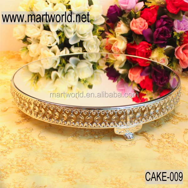2019 зеркало лицо свадебный торт стенд с кристаллом, монета формы торт стенд свадьба для свадьбы Вечерние & Отель украшения (cake-009)