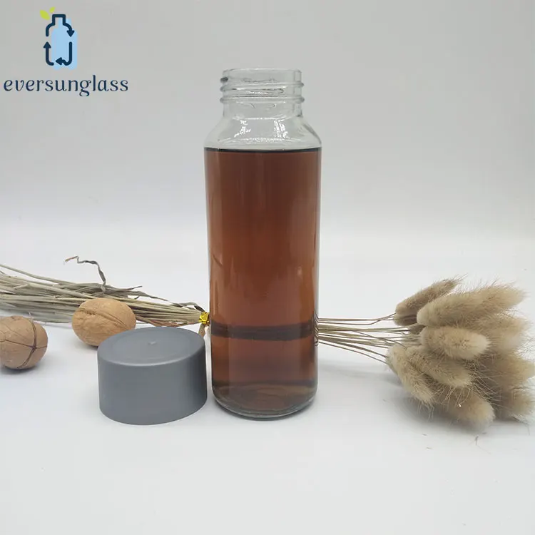 250ml 300ml 350ml 500ml 1000ml clear empty PET voss style plastic bottle