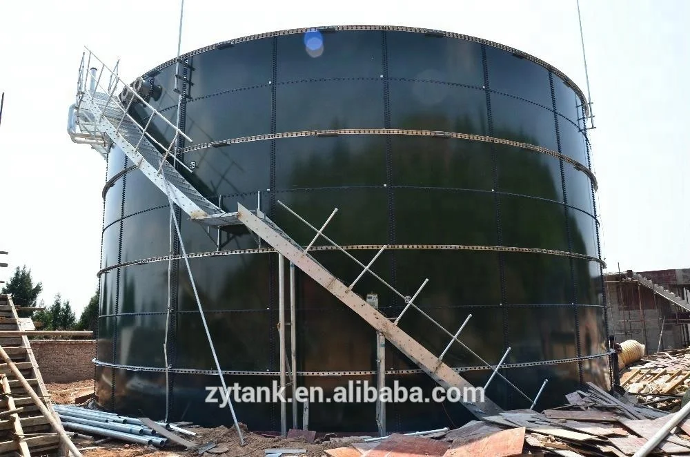 Biogas anaerobic digester tank