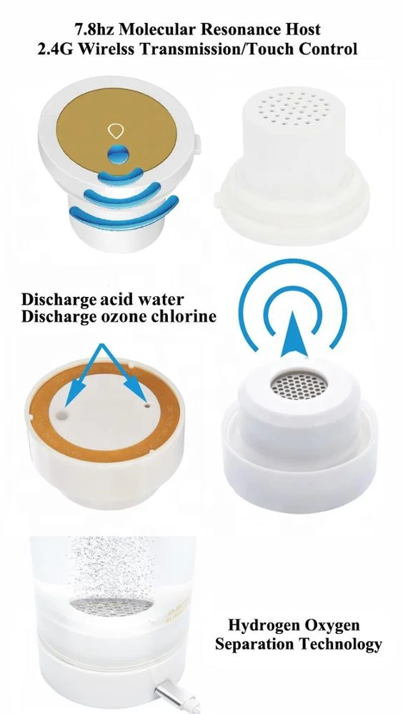 Intelligent Smart Health Small Appliances Hertz Quantum Hydrogen Water Bottle Cell healing water for Beauty medical institution