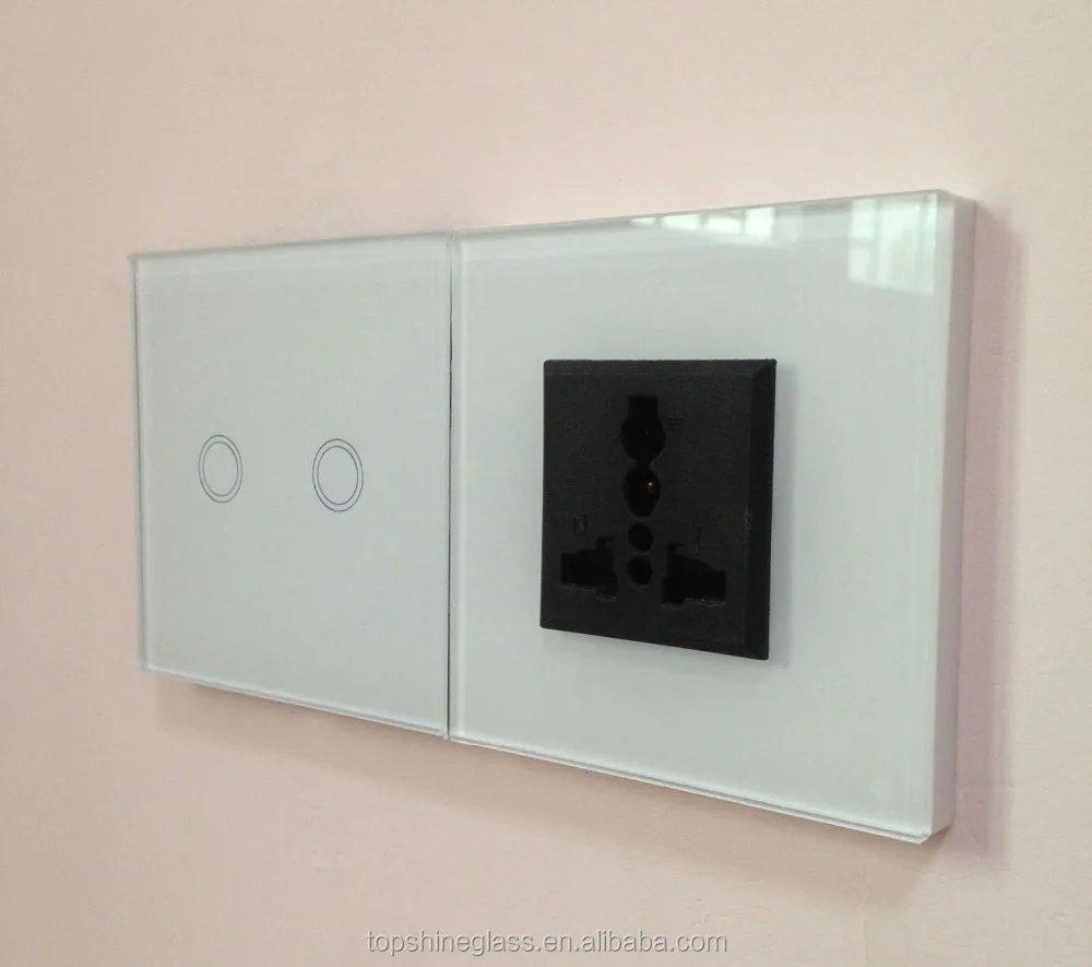 Waterproof Glass Toughened Doorbell Switch Panel frosted glass sheet