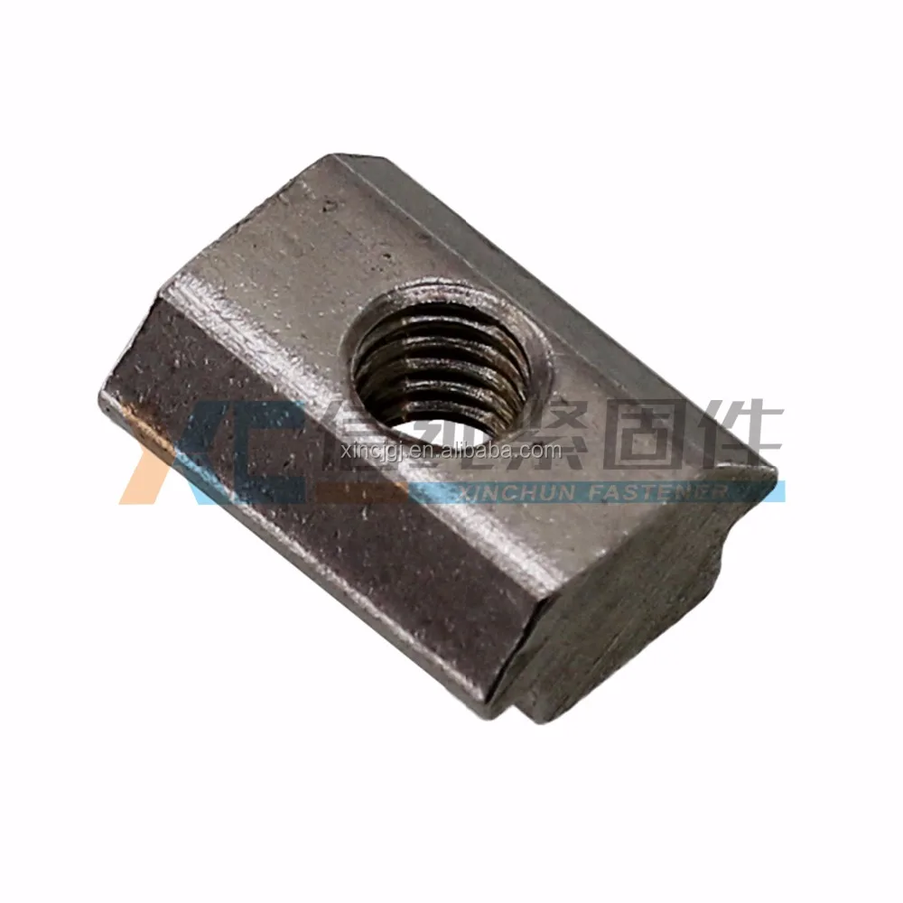 Roll-in T-slot Nut Self-aligning stainless steel
