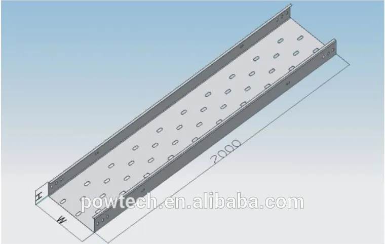 горячеоцинкованной стали перфорированный кабельный лоток