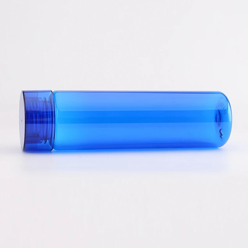 Wholesale Custom Logo Printed BPA Free  Plastic sports water bottle PET transparent bottle