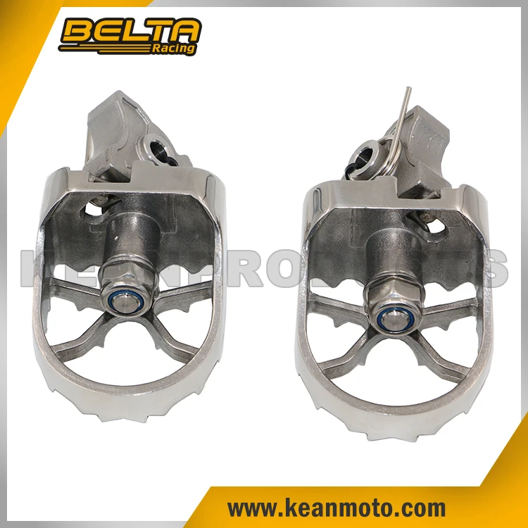 
Motorcycle Dirt Bike Sliver Adjustable Racing Foot Pegs Pedals Rear Footrest Fit For BMW R1200GS/ADV/F800/700/650GS KCP-S 0201 