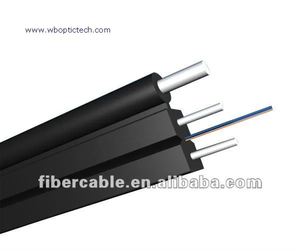 Подвесной усиленный оптический абонентский кабель (FTTH Drop Cable) (Дроп кабель)