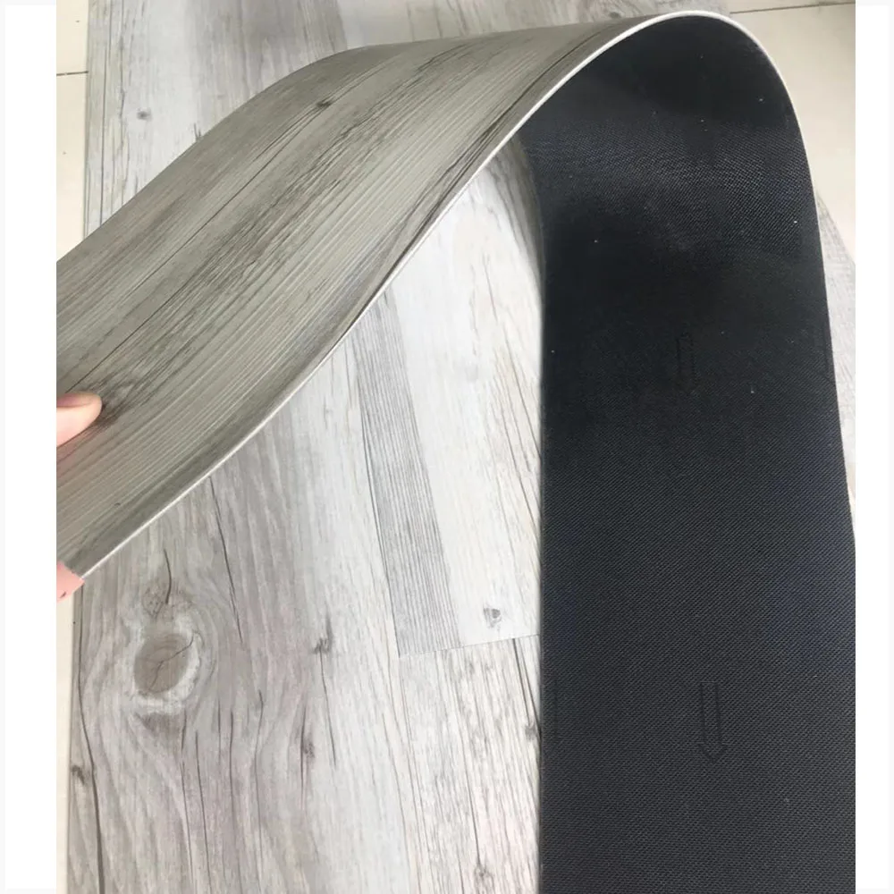 Apartment  rent room fast install quality 2mm glue down/selfadhesive ECO flexible vinyl flooring