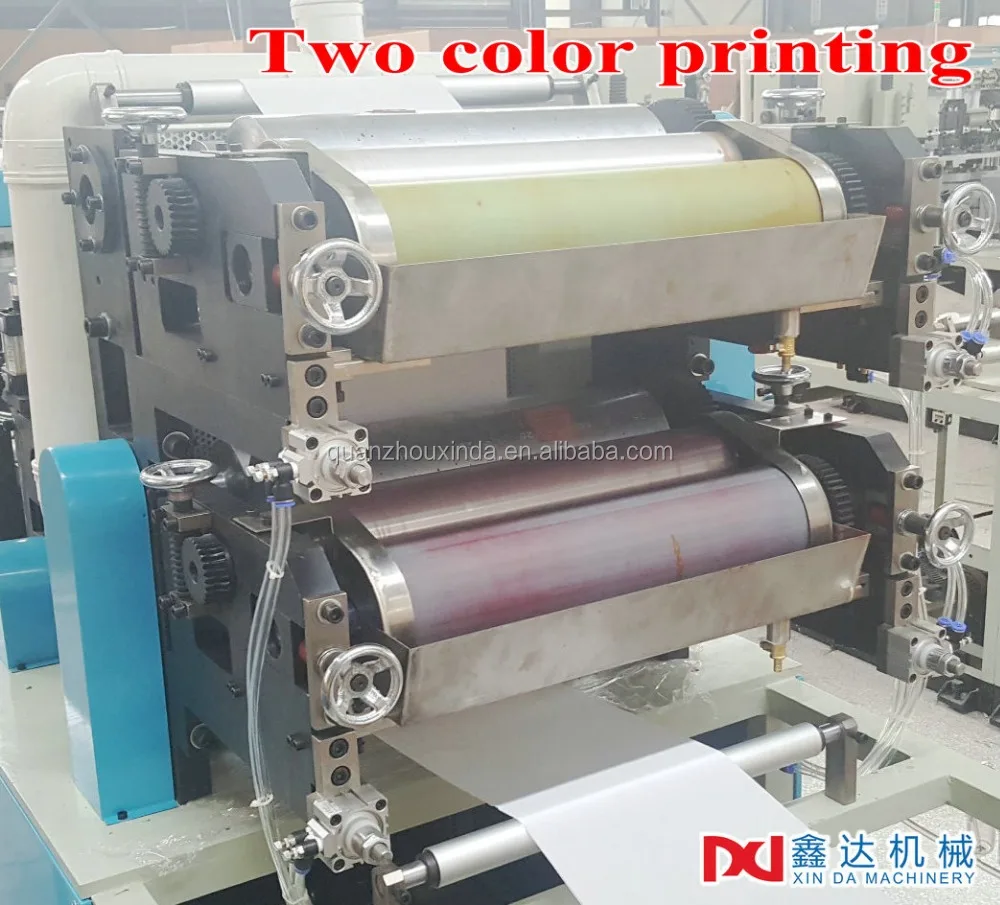 2 color printing tissue paper napkin towel making machine manufacturer
