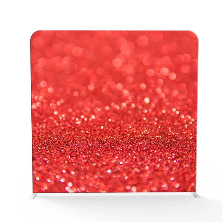 Custom Double Side Tension Fabric Backdrop Display Stand 8x8