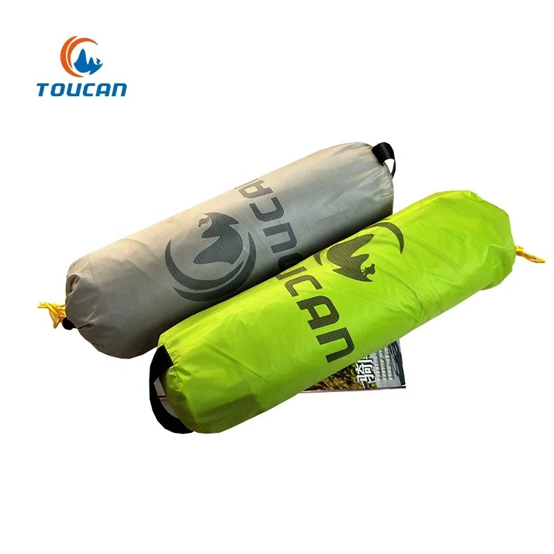 Outdoor 20D Ripstop Nylon Single Layer 4 Persons Stove Chimney Pyramid Ultralight Camping Tent