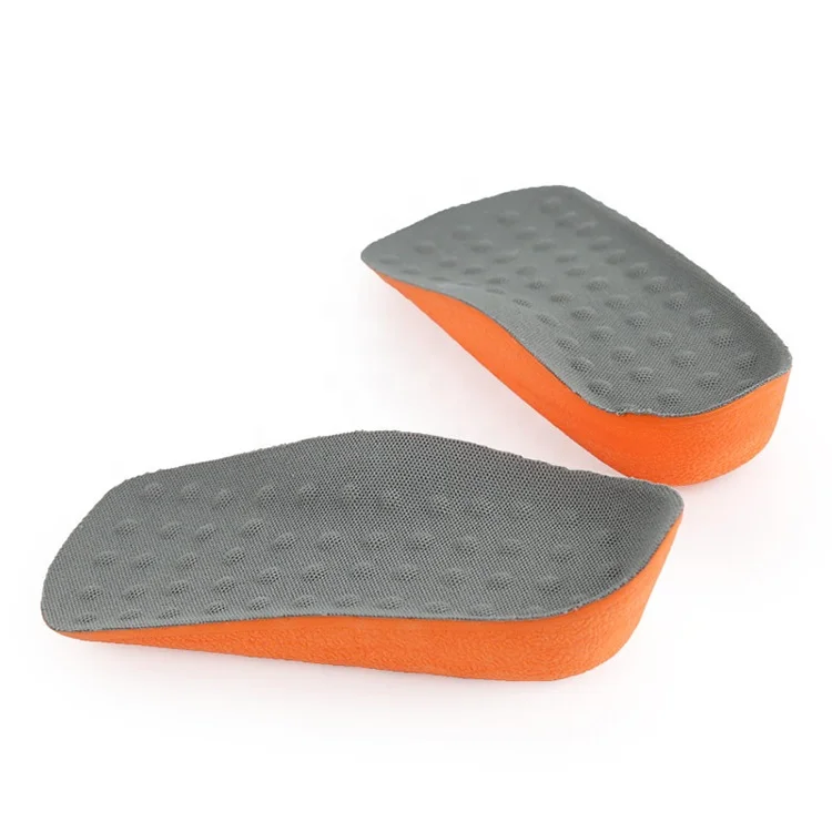 Breathable Half EVA Foam Heel Cushion Height Increased Insole