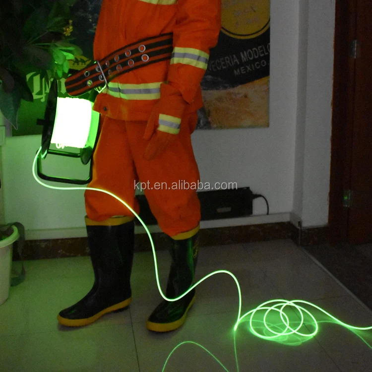 Water lighting safety guidance pulling-boat, rowboat floating glowing rescue rope