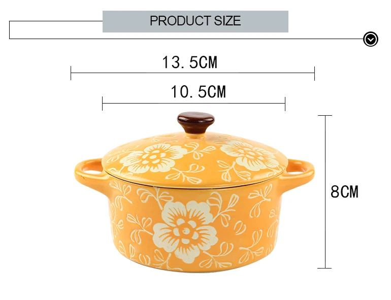 Custom Bakeware Souffle Cup Ceramic Baking Dessert Bowl Creme Brulee Dessert Ramekin With Lid Oven Microwavable Safe