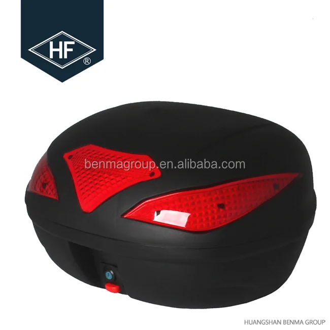 43L motorcycle luggage box with led light