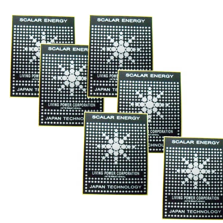 Energy Saving Chip EMF Protection Anti Radiation Sticker For Cell Phones