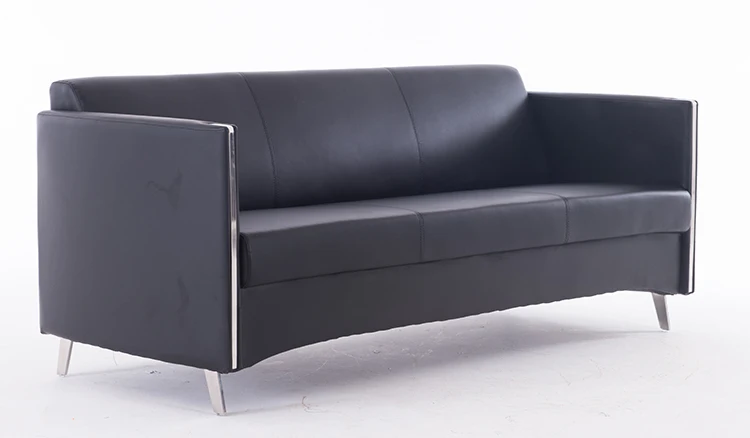 
David HL-8001 Popular Modern Classic Design Old Style Vintage Leather Sectional office Sofa 