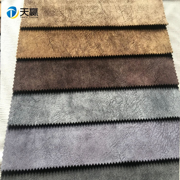 
Holland velvet Warp-Knitted Micro velvet soft printed for upholstery 