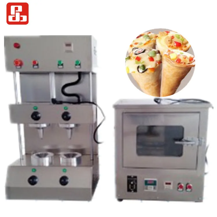 Automatic Pizza Cone Machine Commercial Food Snack Display Pizza Cone Oven Production Line Bakery Equipment
