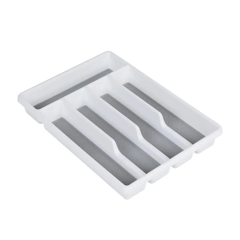 Нескользящий классический мини-поднос для столовых приборов, органайзер для кухонного ящика, подносы для столовых приборов