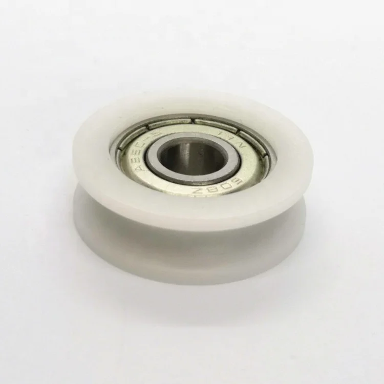 8x30x10 мм нейлоновый пластиковый ролик U-образный направляющий ролик с подшипником 608 для раздвижной двери