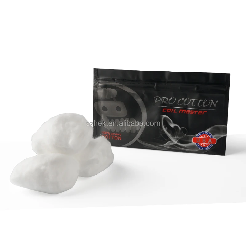 
100% Original Coil Master Pro Cotton 100% Natural Pure Cotton USA Made Cotton Perfect for vape 