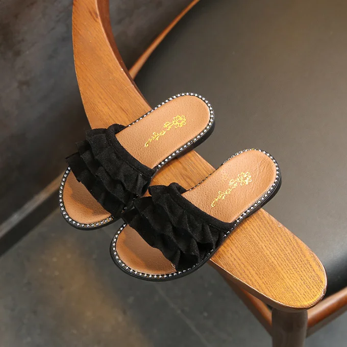 
KS0550 Summer girls simple sliders sandals 