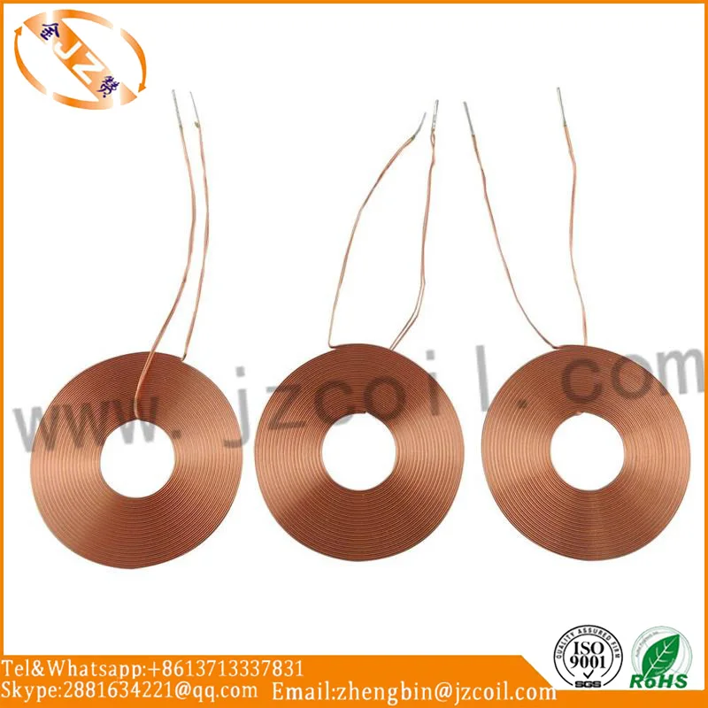 
Copper Air Charger coil Wireless Charger Coil with Ferrite Core 