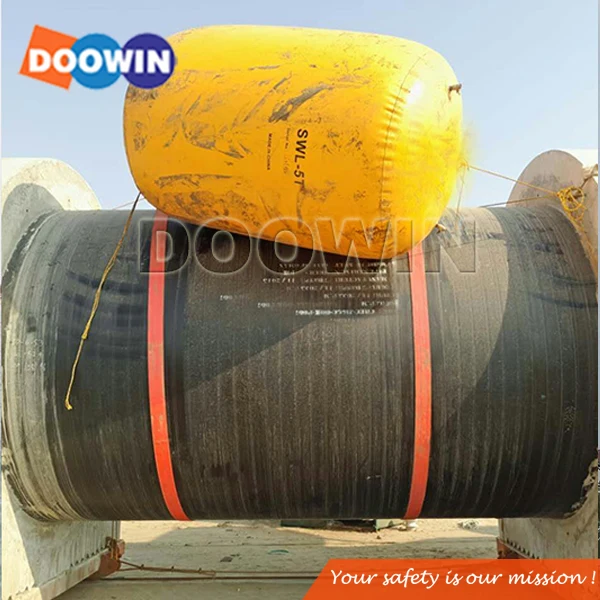 Hf Welding Boat Lift Air Bags Pillow Air Lift Bag Single Point Buoyancy Bags For Ship