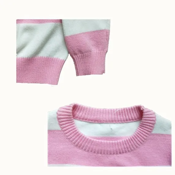 Детский вязаный свитер из ангоры, рубашка с вышивкой оленя для детей