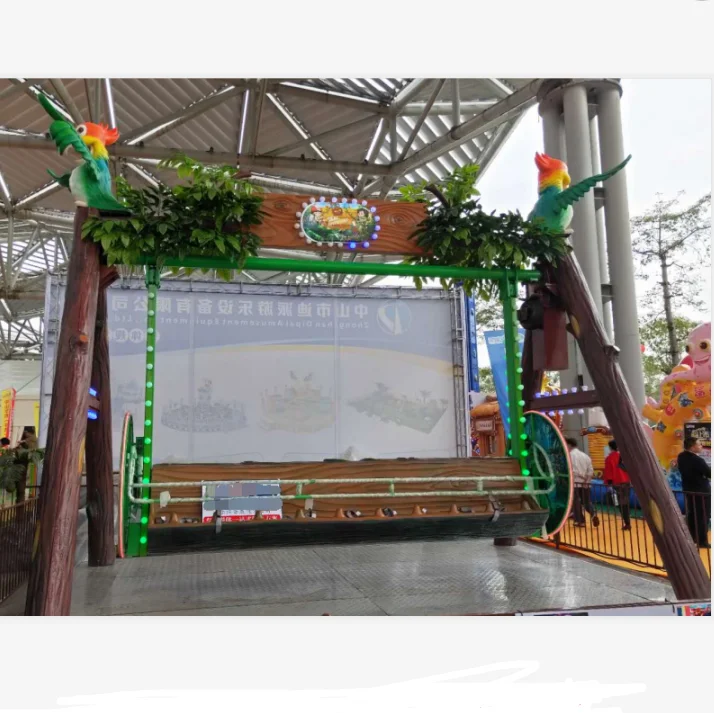 Fun fair park rides adult outdoor swing games top spin space travel  ride