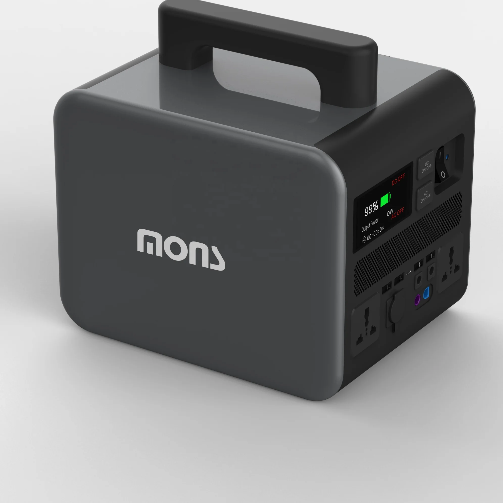  Легко переносные зарядные порты 500 Вт портативная электростанция высокой емкости портативный Перезаряжаемый генератор аварийный источник питания