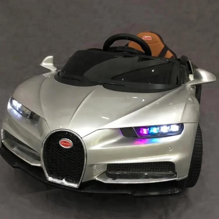 Детская машинка Bugatti на батарейках с дистанционным управлением